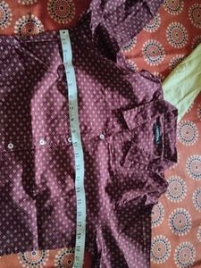 Classic Purple Micro Dot Button-Up Shirt