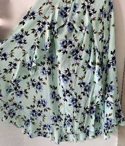 Floral Ruffle Mini Skirt