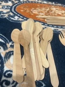 Eco-Friendly Wooden Cutlery Set of 30