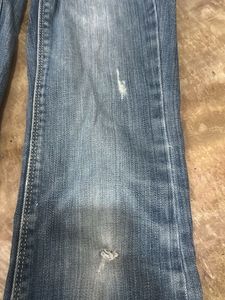 low rise y2k flare jeans blue