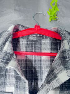 SHEIN Trendy Plaid Shacket