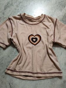 Cute Heart Graphic T-Shirt