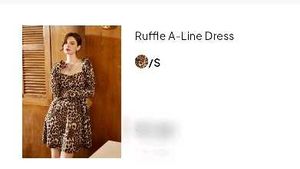 Viral Leopard Print Dress(URBANIC)