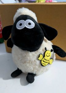 Shaun the Sheep Plush Toy with Bee Applique