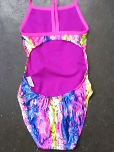 Vibrant Abstract Print One-Piece Swimsuit