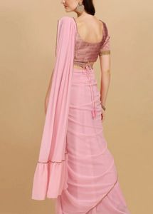 Beautiful Pink Saree