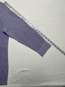 Crocodile Checkered Shirt (Purple/Blue)