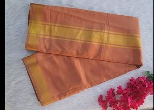 Peach Color Saree