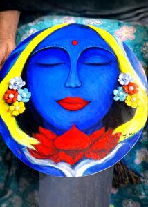 Blue Goddess Art