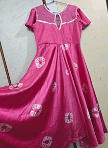 New Pink Ethnic Gown 💖