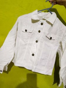 White Denim Jacket