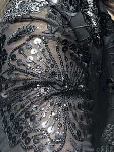 Ready to wear stunning Black Embellished Saree
