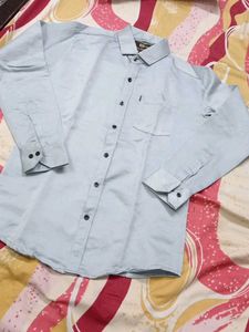 Men's Light Blue Casual Shirt