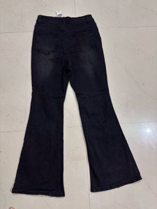 High Waist Flare Leg Jeans