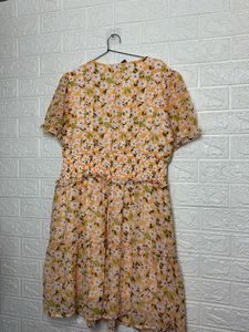Floral Print Tiered Mini Dress