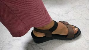 brown heels/wedges..so comfortable