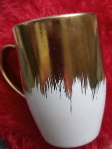 Gold &amp; White Accent Cup quantity 1