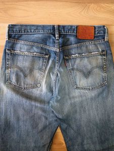 Levi's Unique "Never Stop" Patchwork Jeans