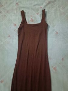 Stylish brown bodycon dress for women