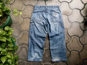 Carhartt Light Wash Distressed Denim Jeans