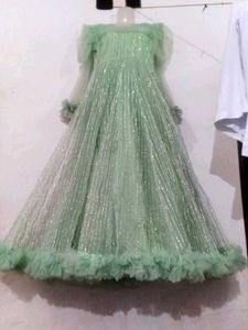Elegant Green Ethnic Gown