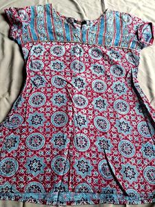 Vibrant Ethnic Print Kurta Top