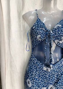Blue Floral Print Co-ord Set