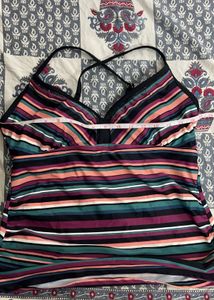 Colorful Striped cami top