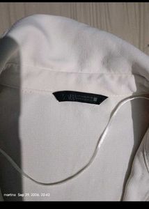 Chic White Button-Down Mini Dress