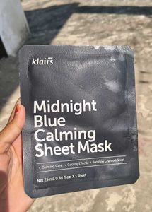 Klairs Midnight Blue Calming Sheet Mask