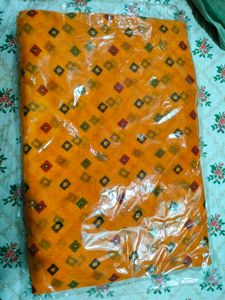 Brand New Elegant Mustard Yellow Saree for Sale ✨