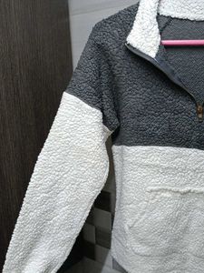 Cozy Teddy Fleece Pullover Sweater