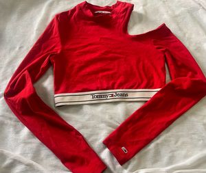 Tommy Jeans Cutout Long Sleeve Top