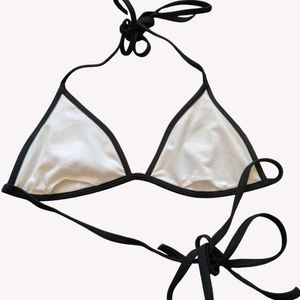 Stylish Black &amp; Blue Bikini Top