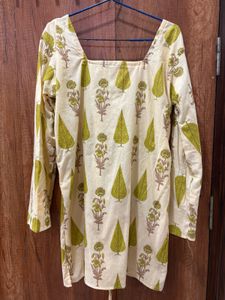 Boho Chic Kurta Set with Bell Sleeves