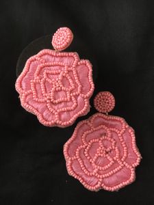 Beaded Flower Earrings