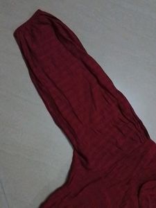 Maroon Stylish Crop Top