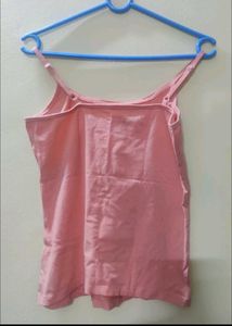 Peach colour Spaghetti Top
