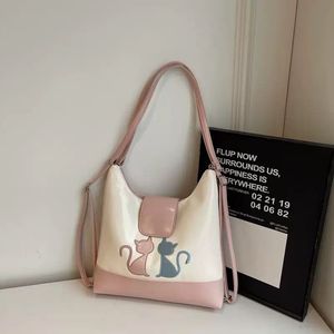 Cute Cat Design Shoulder Bag