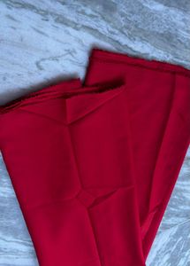Brown &amp; Red Dress Material