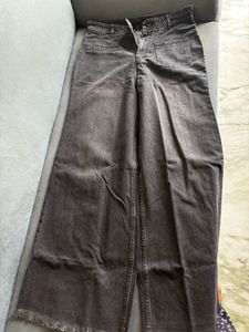 HAYD Front Pocket Wide Jeans