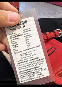 GUESS Red Crossbody Bag