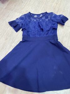 Blue Dress Mid Length