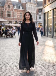 Elegant Black Maxi Dress
