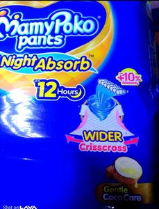 MamyPoko Pants Diapers - All Night Absorb