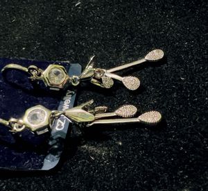 anti-tarnish  Sparkling Dangle Earrings