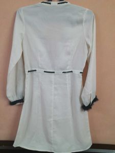 Tunic Dress with Fur Cuffs