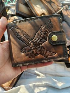 Embossed Leather Wallet