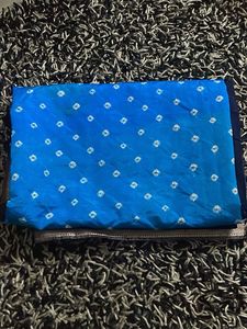 ‼️NEW‼️ Blue Bandhani Saree
