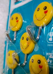 Smile Wall Hook NOS ( Pack Of 5 )